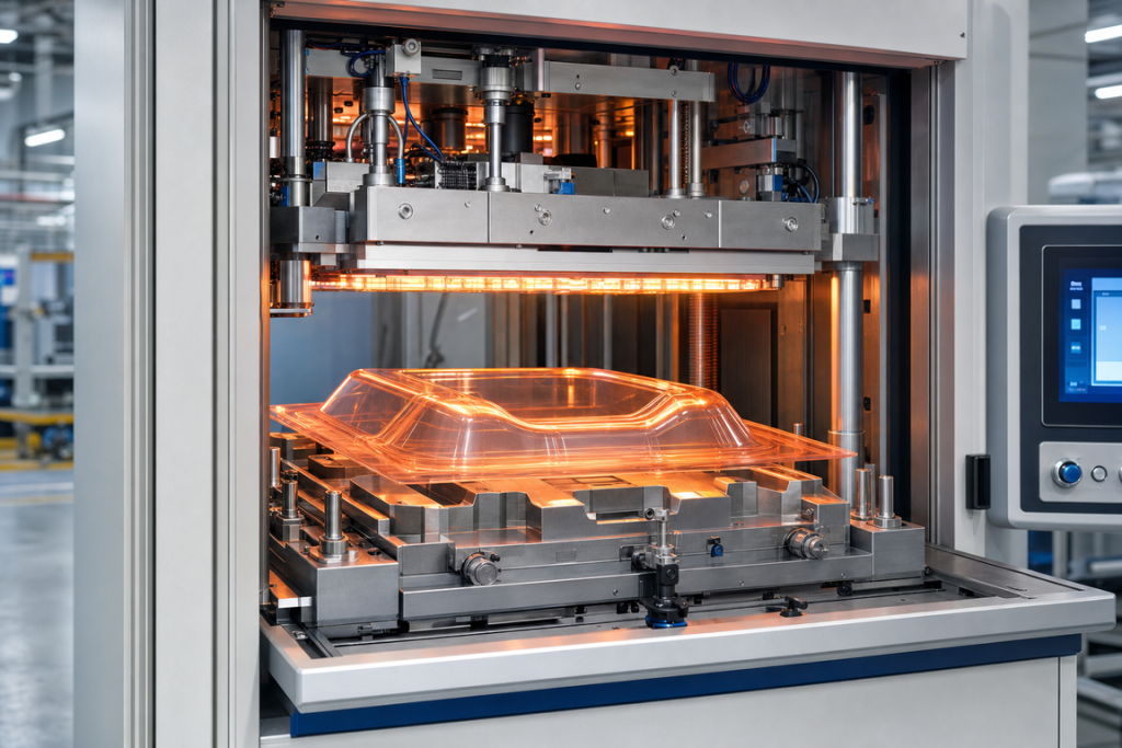 pressure forming machine