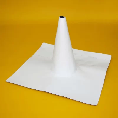 Roofing membrane pre-fabricated components